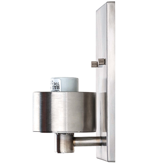 Meyda Lighting 4" Brushed Stainless Steel Cylinder Wall Sconce Hardware