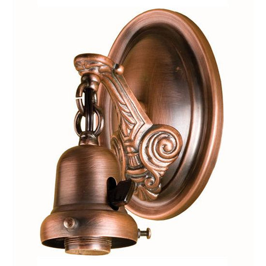 Meyda Lighting 4" Burnished Copper Wall Sconce