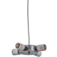 Meyda Lighting 4-Light Brushed Nickel Inverted Pendant Light