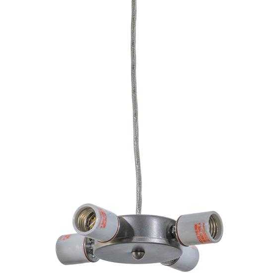 Meyda Lighting 4-Light Brushed Nickel Inverted Pendant Light
