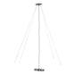 Meyda Lighting 4-Light Brushed Nickel Inverted Pendant Light