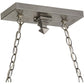 Meyda Lighting 42" 2-Light Nickel Island Pendant Light Hardware