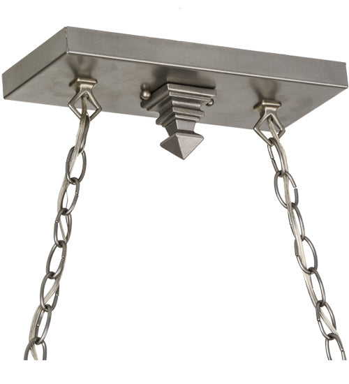 Meyda Lighting 42" 2-Light Nickel Island Pendant Light Hardware
