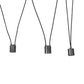 Meyda Lighting 48" LED Graphite Pendant Light With White Statuario Idalight Shade