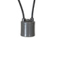 Meyda Lighting 48" LED Graphite Pendant Light With White Statuario Idalight Shade