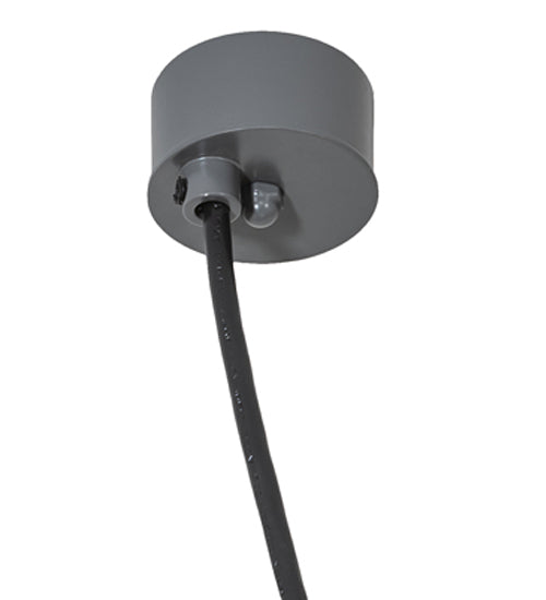 Meyda Lighting 48" LED Graphite Pendant Light With White Statuario Idalight Shade