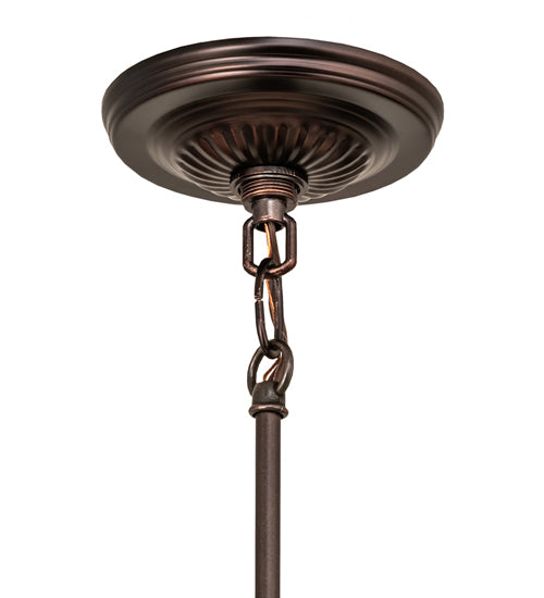 Meyda Lighting 48913 5" Mahogany Bronze Adjustable Pendant Light Hardware