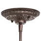 Meyda Lighting 48917 5" Mahogany Bronze Pendant Light Hardware
