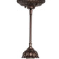 Meyda Lighting 48917 5" Mahogany Bronze Pendant Light Hardware