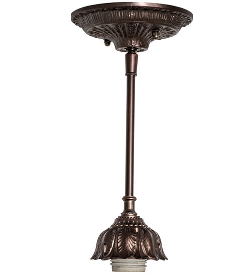 Meyda Lighting 48917 5" Mahogany Bronze Pendant Light Hardware