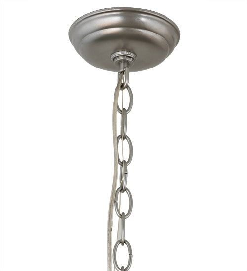 Meyda Lighting 5" 3-Light Nickel Pendant Light Hardware
