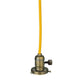 Meyda Lighting 5" Antique Brass Pendant Light Hardware