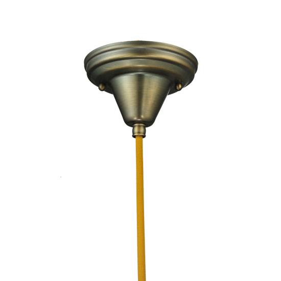 Meyda Lighting 5" Antique Brass Pendant Light Hardware