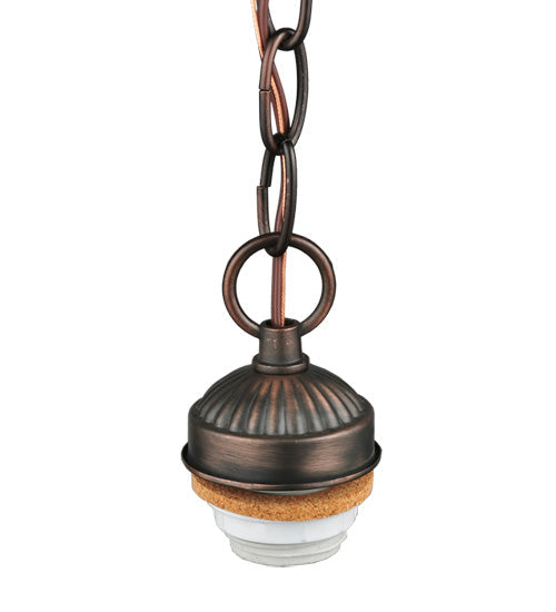 Meyda Lighting 5" Antique Brass Pendant Light Hardware With 2.25" Fitter