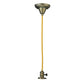 Meyda Lighting 5" Antique Brass Pendant Light Hardware