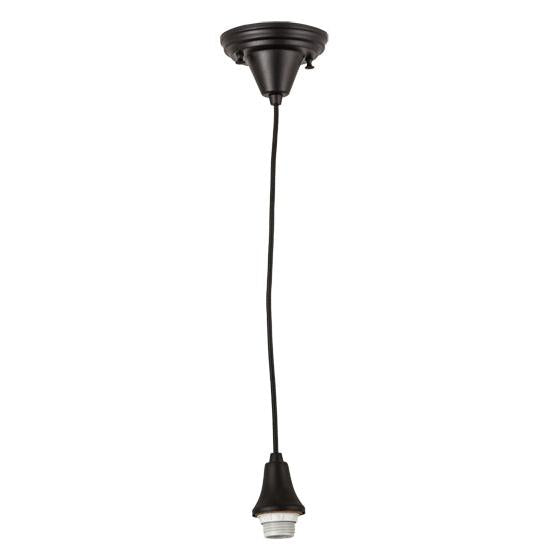 Meyda Lighting 5" Black Pendant Light