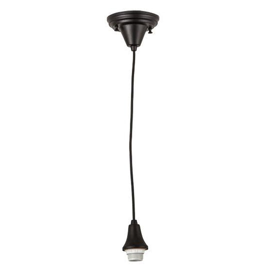 Meyda Lighting 5" Black Pendant Light