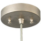 Meyda Lighting 5" Brushed Nickel Braided Wire Pendant Light Hardware