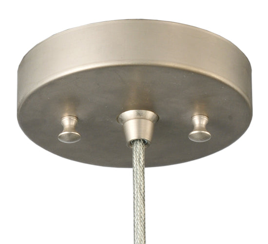 Meyda Lighting 5" Brushed Nickel Braided Wire Pendant Light Hardware