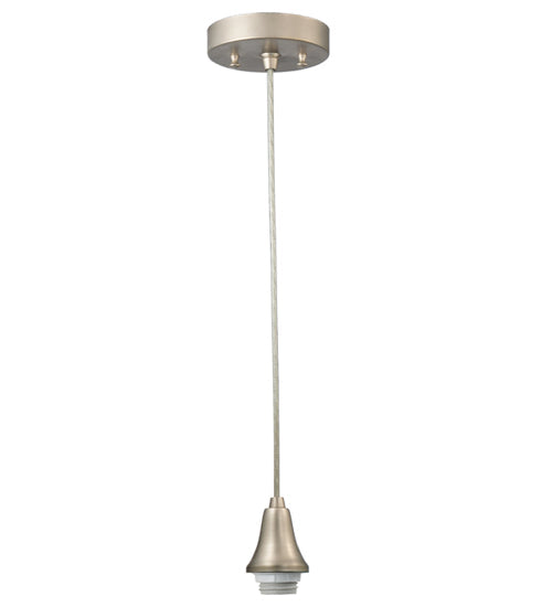 Meyda Lighting 5" Brushed Nickel Braided Wire Pendant Light Hardware