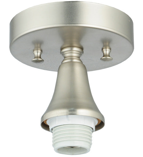 Meyda Lighting 5" Brushed Nickel Cone Flush Mount Light Hardware