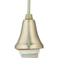 Meyda Lighting 5" Brushed Nickel Pendant Light Canopy With Wire Hanger Cone Cape Hardware