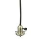 Meyda Lighting 5" Brushed Nickel Pendant Light Hardware