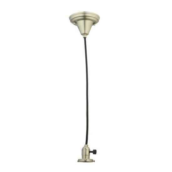 Meyda Lighting 5" Brushed Nickel Pendant Light Hardware