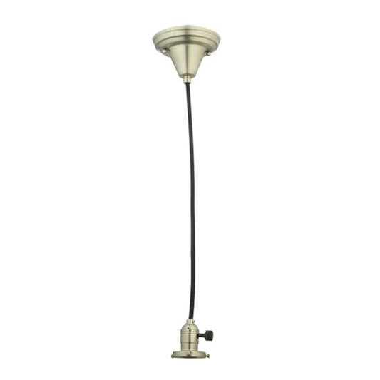 Meyda Lighting 5" Brushed Nickel Pendant Light Hardware