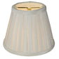 Meyda Lighting 5" Channell Tapered & White Pleated Shade