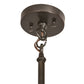 Meyda Lighting 5" Craftsman Brown Pendant Light Hardware