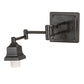 Meyda Lighting 5" Craftsman Brown Swing Arm Wall Sconce Hardware