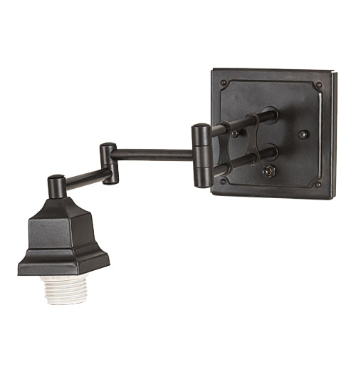 Meyda Lighting 5" Craftsman Brown Swing Arm Wall Sconce Hardware
