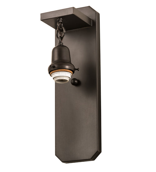 Meyda Lighting 5" Craftsman Brown Wall Sconce Hardware
