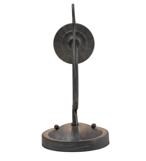 Meyda Lighting 5" Iron Ore Wall Sconce With Amber Faux Candlelight