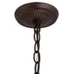 Meyda Lighting 5" Mahogany Bronze Pendant Light