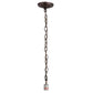 Meyda Lighting 5" Mahogany Bronze Pendant Light