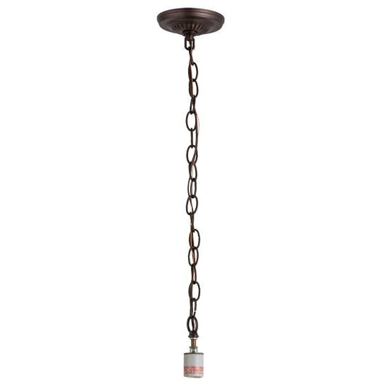 Meyda Lighting 5" Mahogany Bronze Pendant Light
