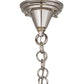 Meyda Lighting 5" Polished Nickel Pendant Light Hardware