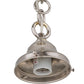 Meyda Lighting 5" Polished Nickel Pendant Light Hardware