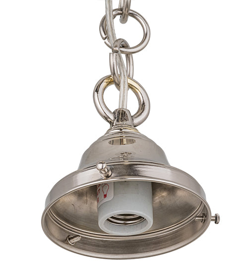 Meyda Lighting 5" Polished Nickel Pendant Light Hardware