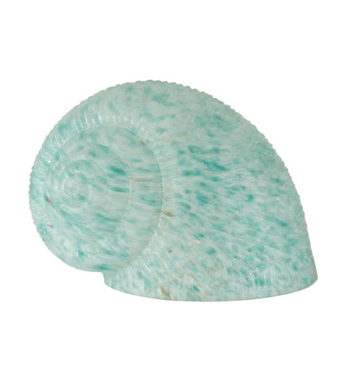 Meyda Lighting 5" Teal Dapple Snail Shade