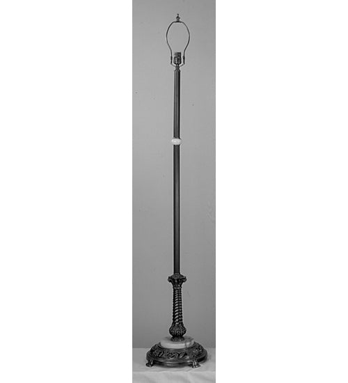 Meyda Lighting 51" Mahogany Bronze Floor Lamp Base With Onyx