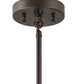 Meyda Lighting 51950 5" Craftsman Brown on Brass Pendant Light Hardware