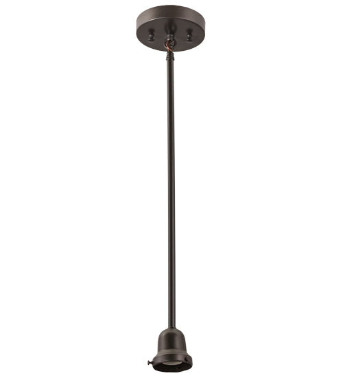 Meyda Lighting 51950 5" Craftsman Brown on Brass Pendant Light Hardware