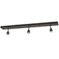 Meyda Lighting 52" 3-Light Craftsman Brown On Brass Island Pendant Light Hardware