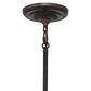 Meyda Lighting 5"W x 42"H Mahogany Bronze Pendant Light Hardware