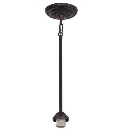 Meyda Lighting 5"W x 42"H Mahogany Bronze Pendant Light Hardware