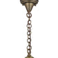 Meyda Lighting 6" Antique Brass Pendant Light Hardware