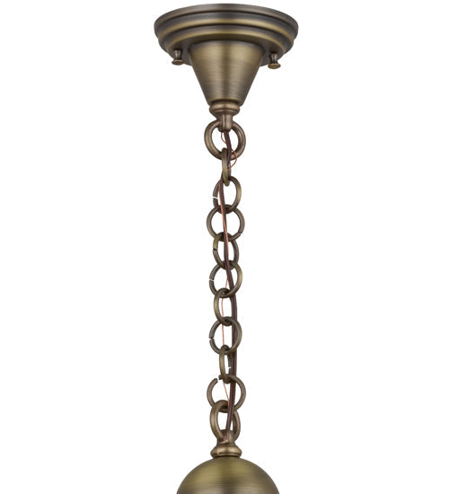 Meyda Lighting 6" Antique Brass Pendant Light Hardware